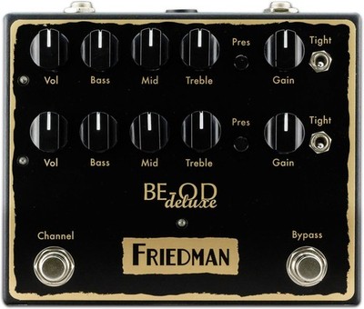 Friedman BE-OD Deluxe Dual Overdrive Effects Pedal