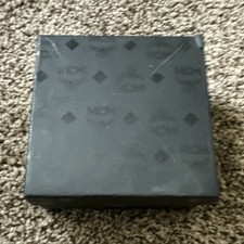 MCM Mens Black Logo Dress Belt 1.5in Adjustab...
