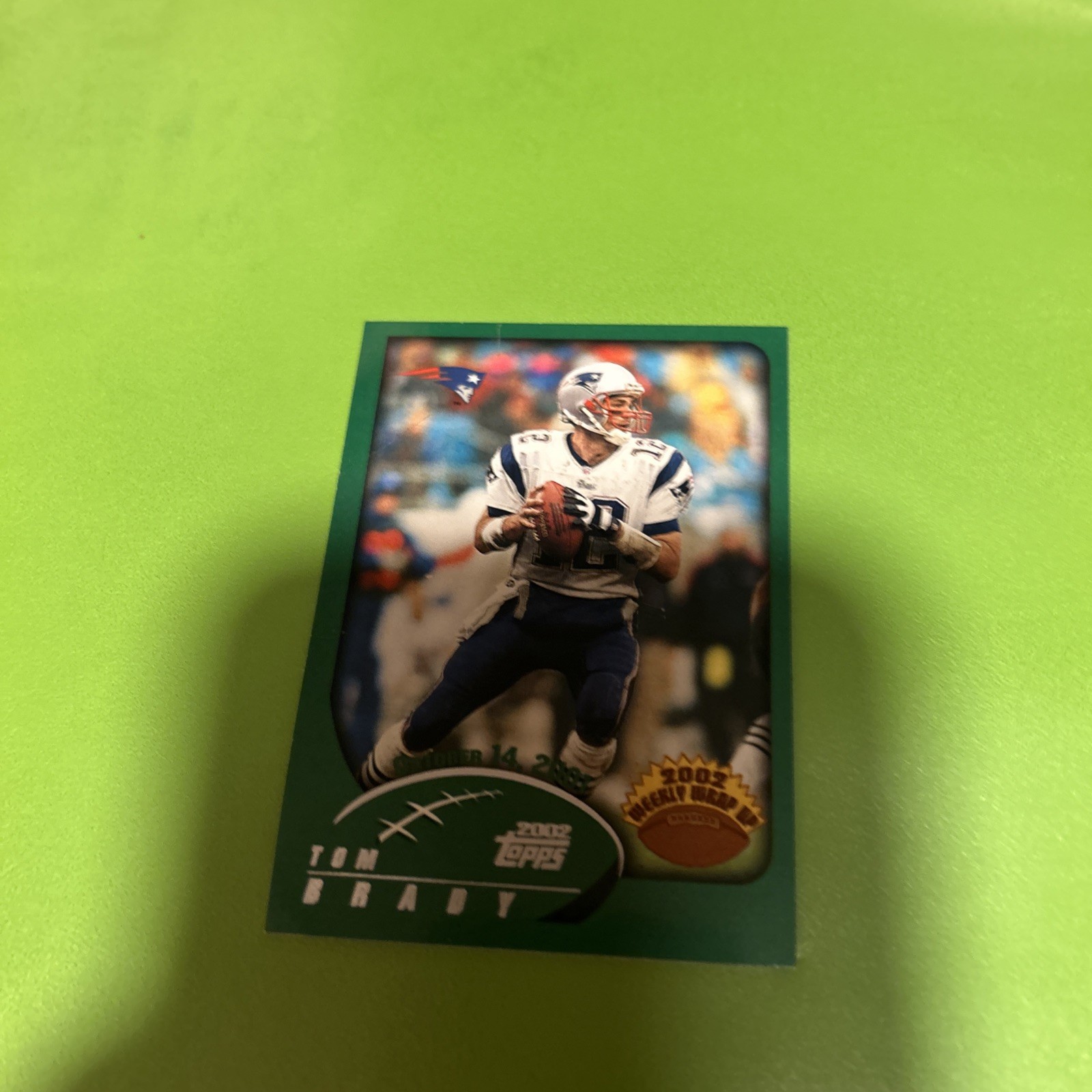 2002 Topps Weekly TOM BRADY #295 Patriots Football Card NM-MT (c2)