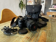 Sony Alpha A200 Digital SLR Camera + 18-70mm lens + charger + bag