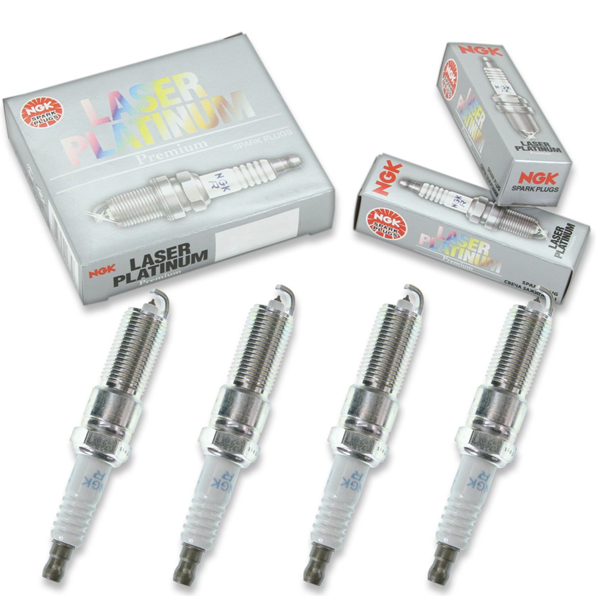 4 pc NGK 4997 PLZTR4A-13 Laser Platinum Spark Plugs for SPLZTR4A13 dp