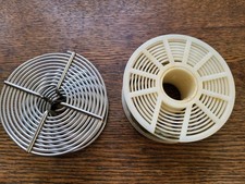 2 X 35mm Darkroom Film Developing Reels 1 Steel And 1 Plastic