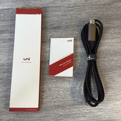 UNI Display USB To HDMI Cable 60Hz 6ft NEW