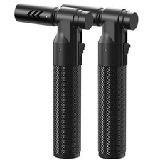 2 Pack Butane Torch Lighter Soldering Torch Refillable Adjustable Kitchen Blo