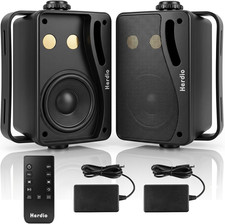 3.5" 200W Outdoor Bluetooth Speakers, IP44 Waterproof Rating and Be Able to Wire