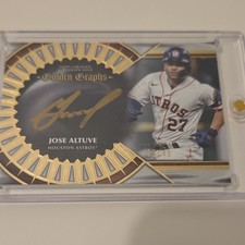 Topps 2023 Five Star Jose Altuve Golden Graphs Auto #GG-JA 39/40