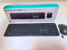 Logitech Signature Slim K950 Combo Wireless Keyboard  M750L Mouse - Graphite