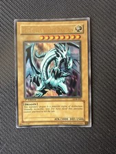 Yugioh blue-eyes white dragon LOB-001 1st Edition North American 