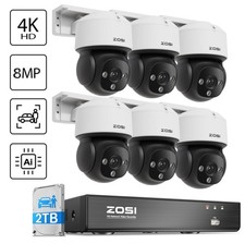 ZOSI C290 4K 8MP 8CH POE Security Camera Syst...