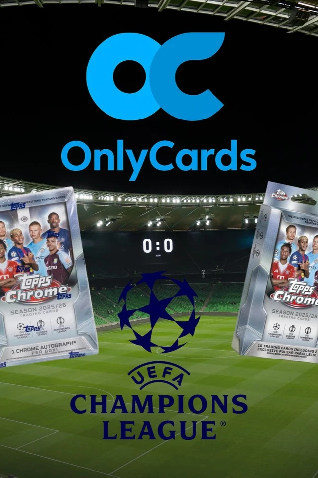 ⚽⚽⚽2025-26 Topps Chrome UEFA W/ ONLYCARDS ⚽⚽⚽