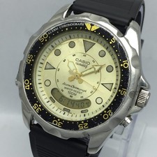 Orologio Uomo Casio Quartz AD-520 Sveglia Cronografo 388 Ana-Digi Vintage