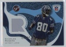 2003 Topps Pristine Rookie Premiere Jerseys Charles Rogers #RPR-CR hg6