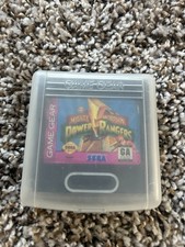 Mighty Morphin Power Rangers Sega Game Gear Video Game Authentic Cartridge Case