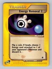 Energy Removal 2 140/165 Uncommon Expedition Base Set Pokemon Damaged on eBay