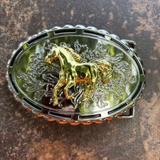 Western Cowboy Cowgirl Horse Belt Buckle Perfect Gift for her/him