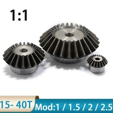 Kegelrad Modul 1/1.5/2/2.5 Kegelzahnrad 15 - 30 Z&auml;hne 90&deg;1:1 C45 Stahl Zahnr&auml;der