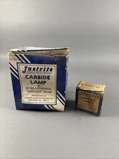 2  Justrite Carbide Boxes Lamp No. 2-844 And Felt Holder BOXES ONLY