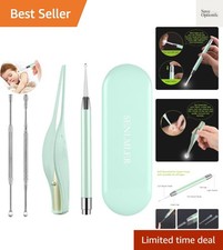 4 Pack Ear Wax Removal Tool Kit with Light, Ear Pick Ear Cleaning Tools Set f...