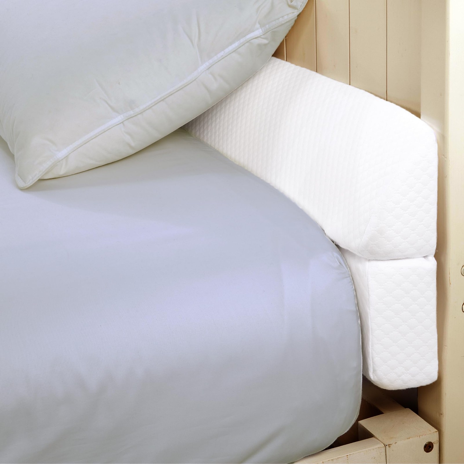 Wedge Pillow Headboard for Bed Gap - Foldable King Size Bed Wedge Gap Filler-image