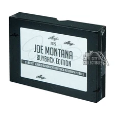 2022 Leaf Football Joe Montana Buyback Edition Box