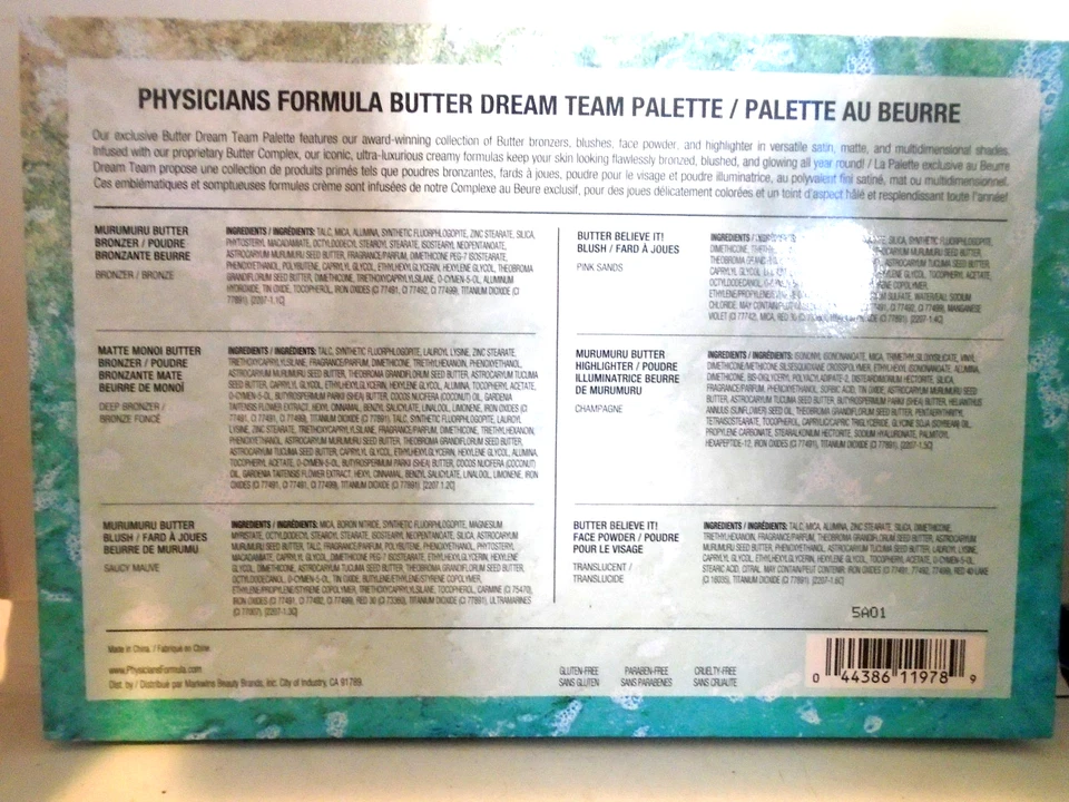 Physicians Formula Butter Dream Team Vacay Mode Face Palette Blush Bronzer READ - Image 4 of 4