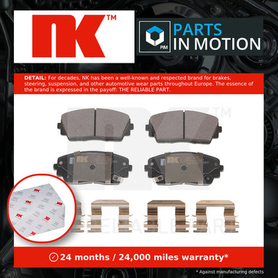 Brake Pads Set Front 223524 NK 581011YA00 581011YA10 581011YA30 581011YA35 New