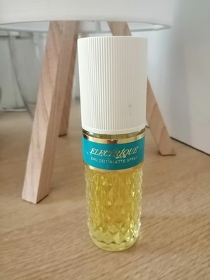 Vintage Max Factor Electrique Sammlerstück Kristall Parfum Flakon 80% voll