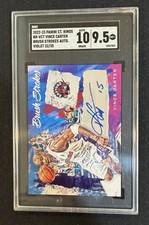 2022-23 Panini Court Kings Brush Strokes Auto Vince Carter Violet /35 SGC 10 9.5