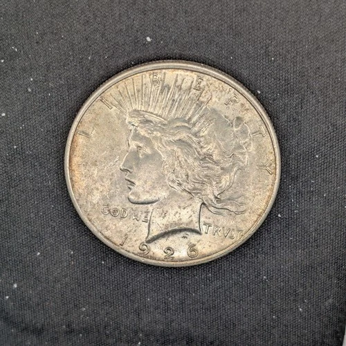 1926 S Peace Dollar, AU, 90% Silver