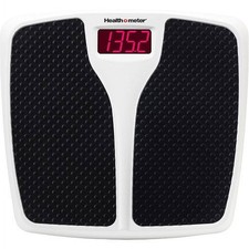 Digital Scale, 400 lbs Capacity, LED Display, Black and White