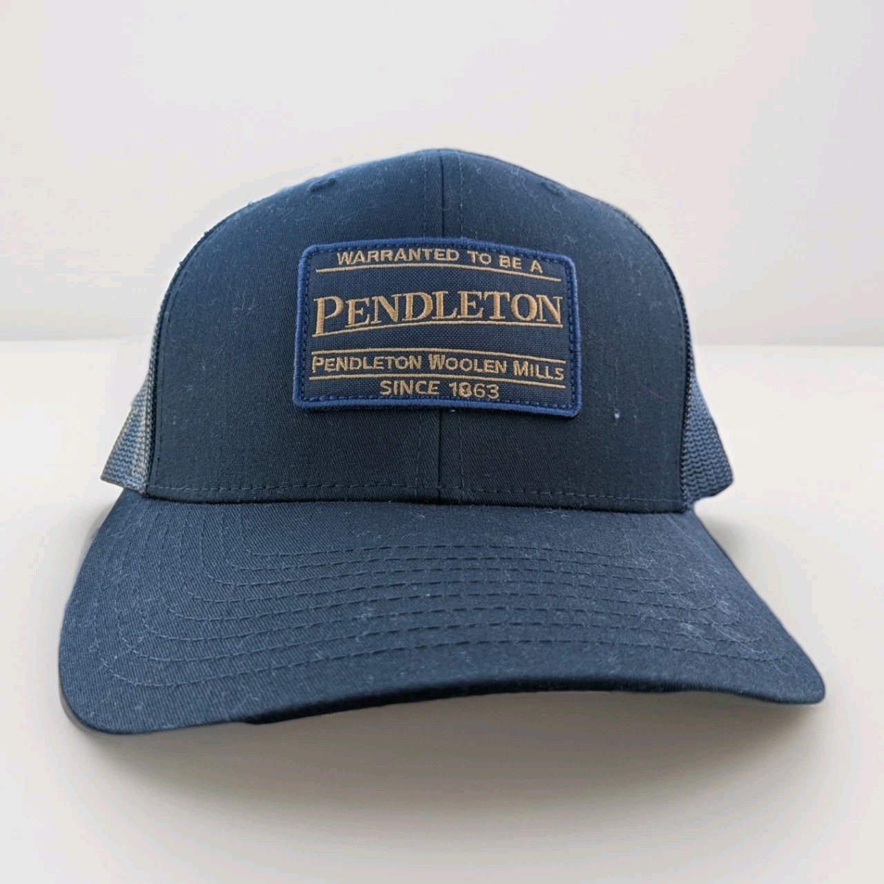Pendleton Woolen Mills Patch Mesh Back Trucker Sn… - image 1
