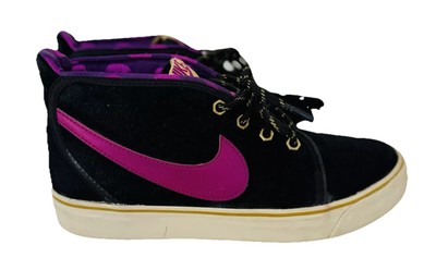NIKE TOKI ND 2010  Women Size 7 Style 385444-008 Black / Red Plum / Purple EUC