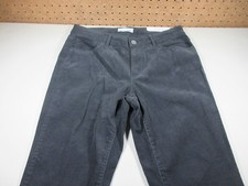 LOFT womens gray CURVY stretch Skinny corduroy pants 28x32 NWT