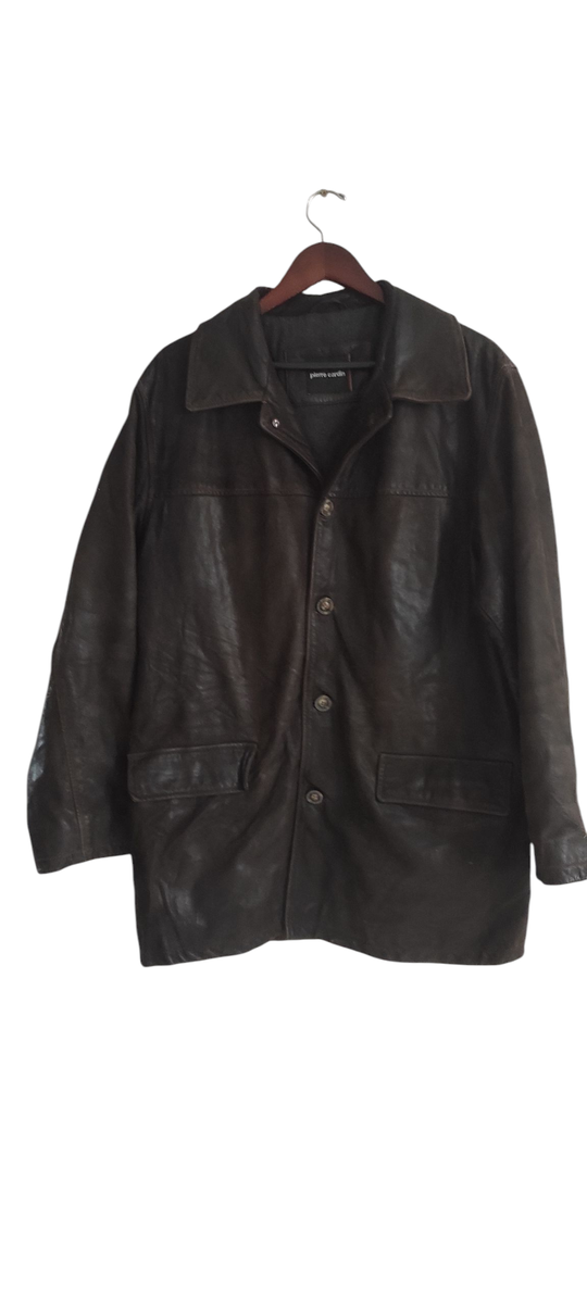 Veste Vintage Pierre Cardin Pour Homme Taille 48 - Coton Orange, Style Casual Années 70/80