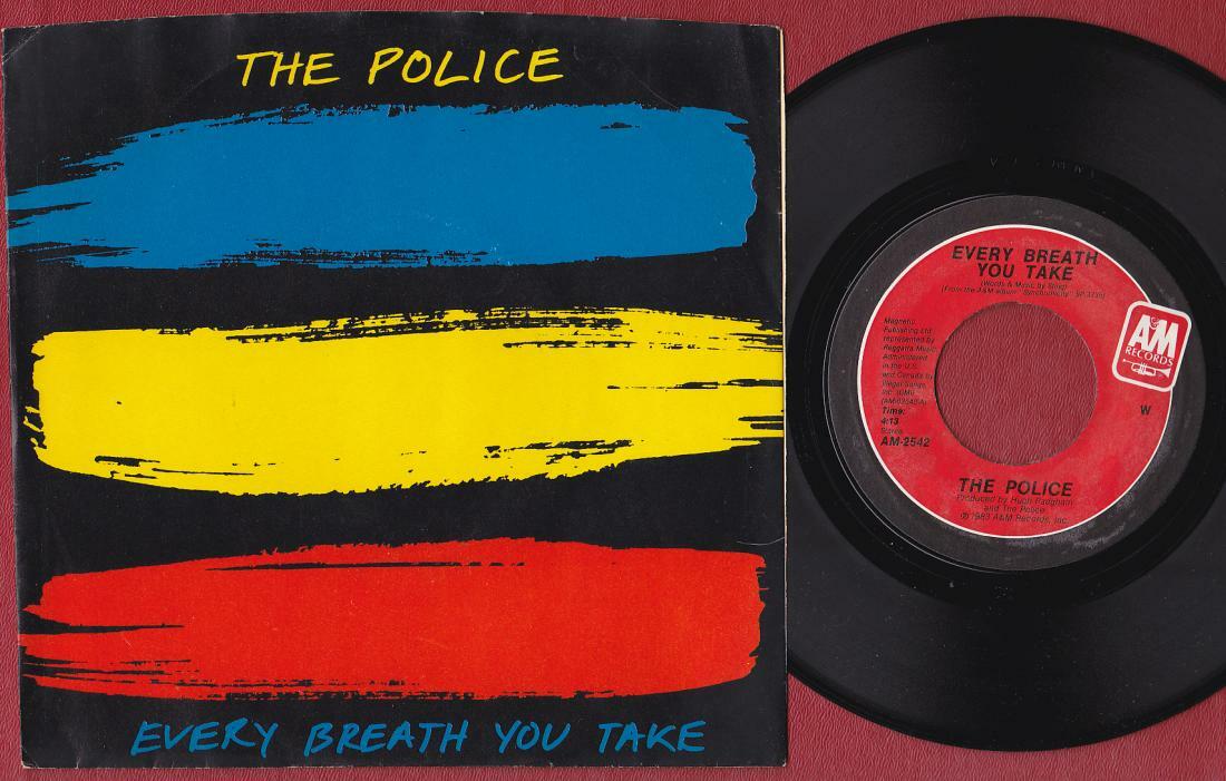 Police 45 RPM & PS Every Breath You Take / Murder By Numbers - A&M