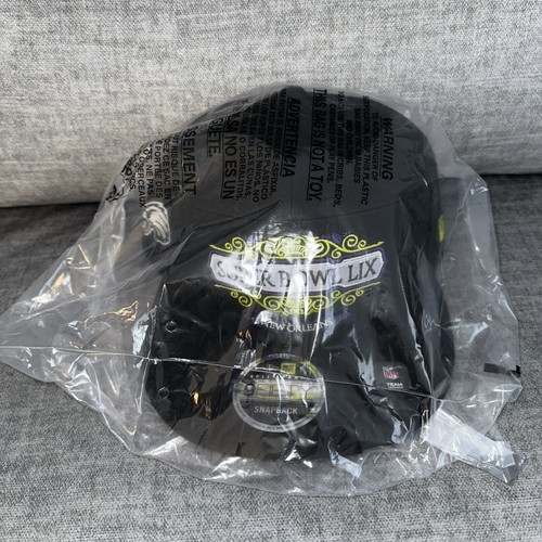Philadelphia Eagles New Era Super Bowl 59 LIX Tarmac Snapback Hat Cap 59Fifty