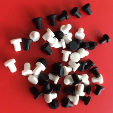 Sealing Plug - Silicone Plug Blanking Plug End Cap Black / White 3.3 Upto 14mm