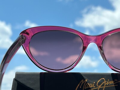 Maui Jim Kalani MJ 818 52C Raspberry Frame + Maui Rose Polarized