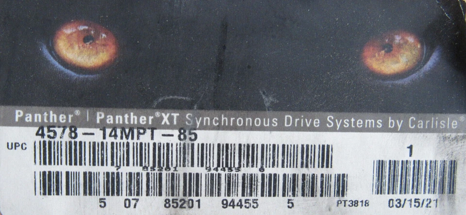 NUEVO CINTURÓN SÍNCRONO PANTHER 4578-14MPT-85 122121 457814MPT85 Foto 3 de 3