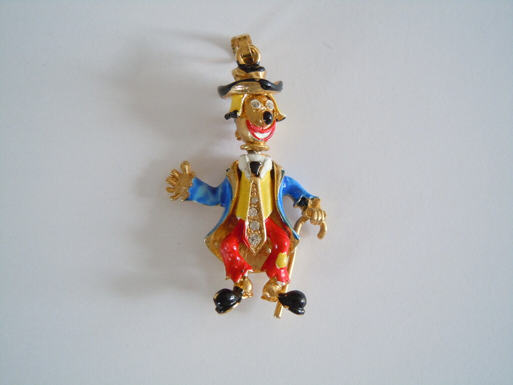 Craft Colgante Payaso Esmaltada Cabeza Orientable Sonriente & Weinend 16,5 G /