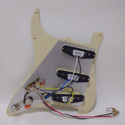 SSS vorverdrahtet geladenes Schlagbrett mit Single Coil Tonabnehmern für Fender Strat Gitarre - Bild 3 von 6