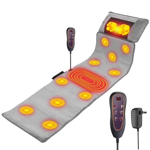 Full Body Massage Mat with Heat 10 Neck Shiatsu Kneading Massage Heads - Picture 14 of 17