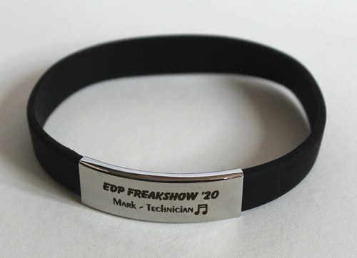Personalised Metal Silicone Wristbands Medical bracelet Blood Event ICE Lost - Picture 177 of 262
