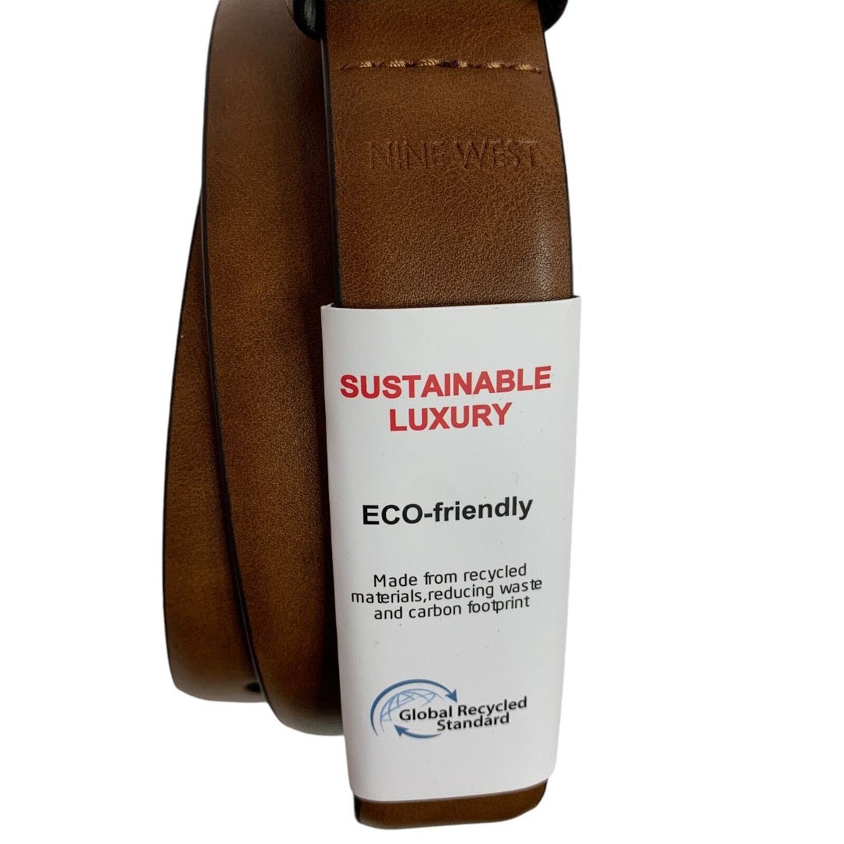 NINE WEST natural LEATHER BELT  LG/XL Custom-Made Leather Belts | Nine Leather & Watch – NINE  main image 2