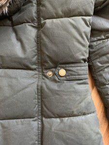 barbour peninsula down jacket black 