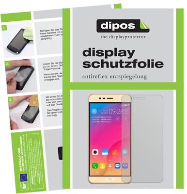 2+2x Schutzfolie für Asus ZenFone Pegasus 3s  matt Display Folie dipos