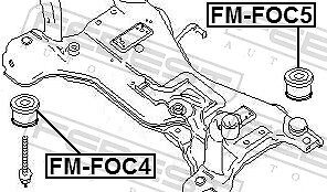 FEBEST FM-FOC5 Lagerung, Achskörper für FORD,FORD USA,MAZDA,VOLVO - Bild 2 von 2