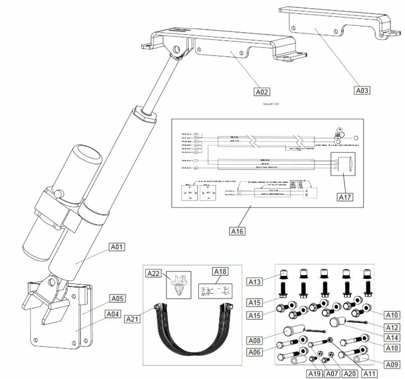 Genuine Kawasaki Mule PRO-FX DX DXT FXT FXR Hydraulic Cargo