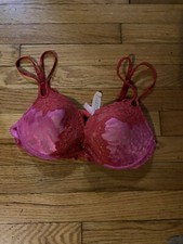 Victoria Secret Pink Bra 36B Underwire Lightly Lined