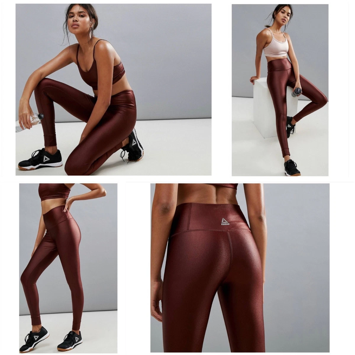 Metallic high rise legging best sale reebok